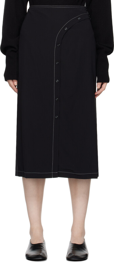 Low Classic Bubble Midi Skirt - ShopStyle