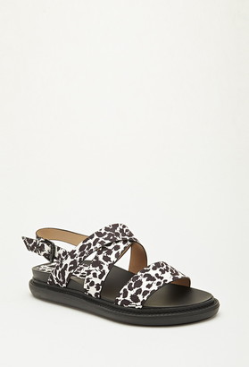 Forever 21 Abstract Print Sandals