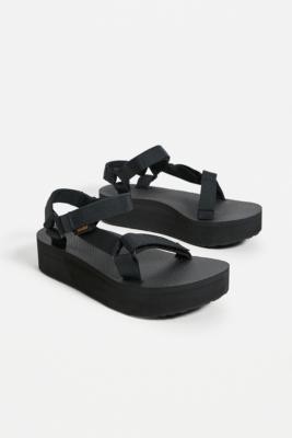 teva black sandals uk