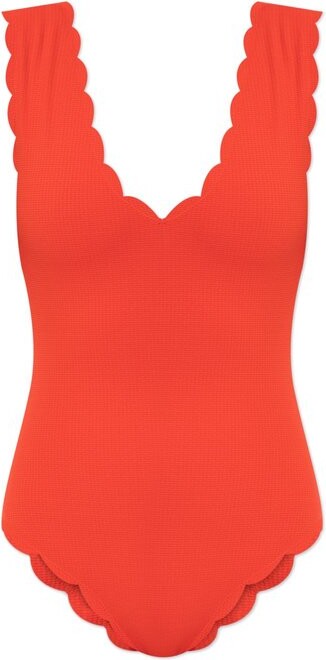 Marysia Swim Scalloped One Piece Swimsuit