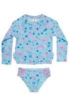 Thumbnail for your product : Hula Star Seahorse Bubbles Two-Piece Rashguard Swimsuit