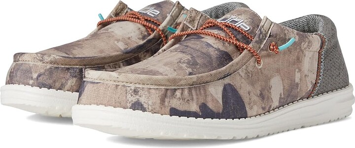Hey Dude Wally Funk (Sage Camo) Men's Shoes ShopStyle Low Top