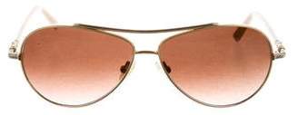 David Yurman Tinted Aviator Sunglasses