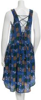 Thumbnail for your product : Sea Silk Pineapple Printed Dress w/ Tags