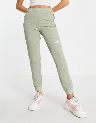 The North Face Tekware track pants in green - ShopStyle