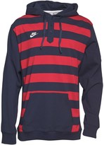 Thumbnail for your product : Nike Mens Rugby Stripe Hooded Sweat Navy/Red