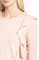 Thumbnail for your product : Halogen Ruffle Trim Top