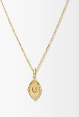 Jade Trau Maverick Medallion Diamond & 18kt Gold Necklace