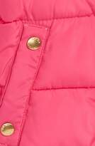 Thumbnail for your product : DKNY Bomber Jacket with Faux Fur Trim