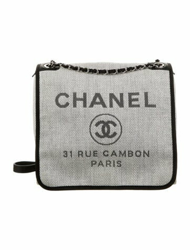 Chanel Deauville Messenger Bag Grey ShopStyle