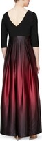 Thumbnail for your product : SL Fashions Petite Ombre Satin Gown