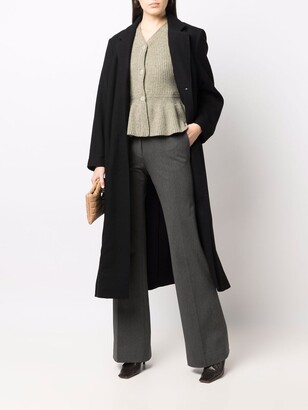 Lemaire Wool Long Single-Breasted Coat