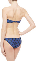 Thumbnail for your product : Zimmermann Separates Sculpt Polka-dot Low-rise Bikini Briefs