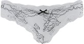 Thumbnail for your product : Charlotte Russe Lace Caged-Back Cheeky Panties