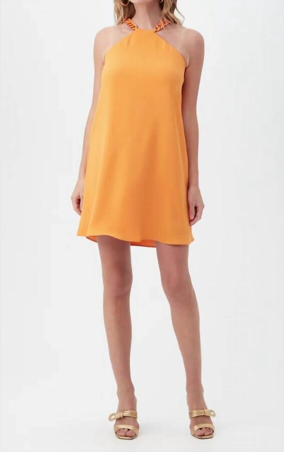 Trina Turk Aliyas Dress In Tequila Sunrise