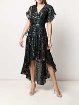 Thumbnail for your product : BA&SH Grace metallic leopard-print dress