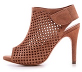 Thumbnail for your product : Pedro Garcia Sofia Peep Toe Perf Booties