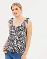 Thumbnail for your product : Oasis Animal Tie-Up Shoulder Top