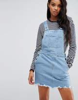 Thumbnail for your product : Pieces Anabella Overall Raw Hem Dress