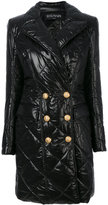 Balmain - quilted double-breasted coat
