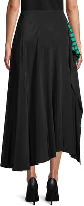 Diane von Furstenberg Draped Silk Skirt
