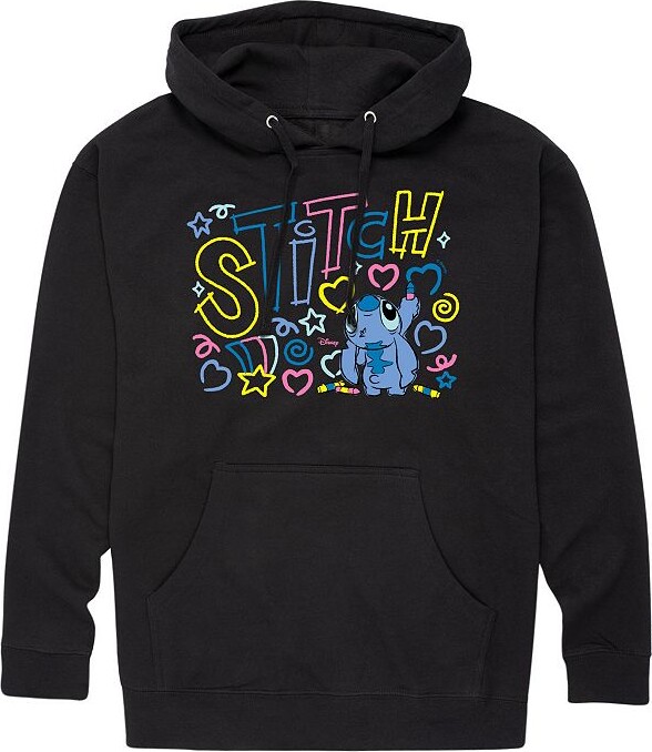 Disney's Lilo & Stitch Men's Coloring Fleece Pullover Hoodie