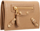 Thumbnail for your product : Balenciaga Arena Giant Gold Double Card Holder