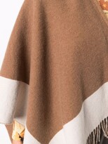 Thumbnail for your product : Rag & Bone Two-Tone Fringed Poncho