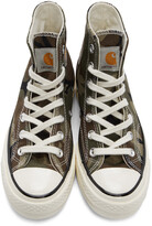 Thumbnail for your product : Carhartt Work In Progress Green Converse Edition Camo Chuck 70 Hi Sneakers