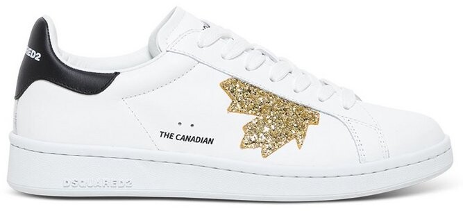 DSQUARED2 Glittered Logo Sneakers - ShopStyle