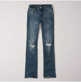 Thumbnail for your product : Abercrombie & Fitch A&F Women's Ripped Low Rise Bootcut Jeans in Ripped Blue - Size 28S