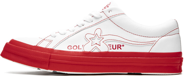 red golf le fleur shoes