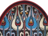 Thumbnail for your product : LES OTTOMANS Ikat hand-painted oval tray