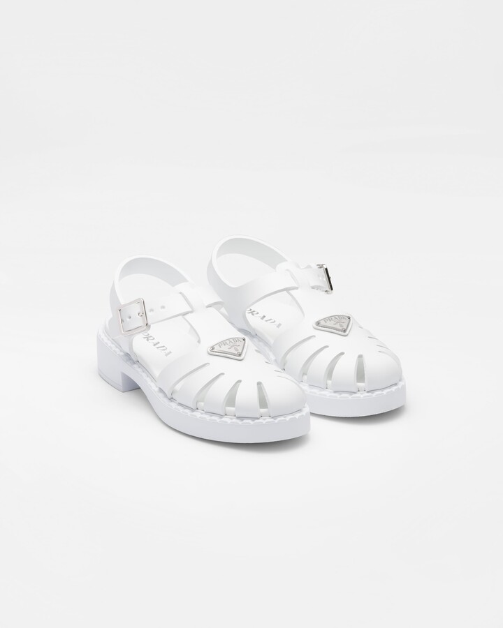 Prada Sporty foam rubber sandals - ShopStyle