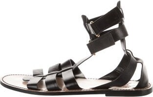 Dolce & Gabbana Leather Gladiator Sandals
