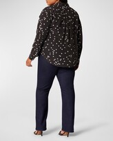 Thumbnail for your product : Equipment Plus Size Slim Signature Star-Print Shirt