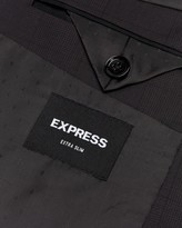 Thumbnail for your product : Express Extra Slim Plaid Charcoal Wrinkle-Resistant Performance Suit Jacket