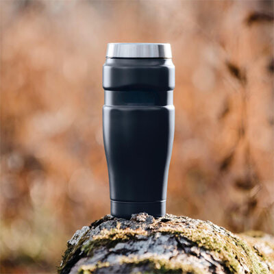 PET SUPPLY PLUS INC Stainless King Vacuum-Insulated Travel Tumbler, 16 Ounce,(Midnight Blue)