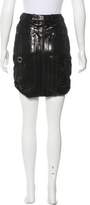 Thumbnail for your product : Christian Dior Metallic Wool Mini Skirt