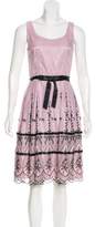 Thumbnail for your product : Anna Sui Sleeveless Knee-Length Dress