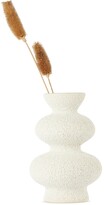 Thumbnail for your product : Marloe Marloe Off-White Lava & Bone Ellery Vase