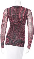 Thumbnail for your product : Jean Paul Gaultier Knot-Accented Printed Top