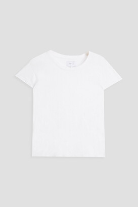 Current/Elliott The Relaxed distressed cotton-jersey T-shirt