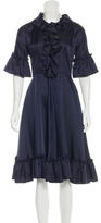 Thumbnail for your product : J.W.Anderson Ruffle-Trimmed A-Line Dress