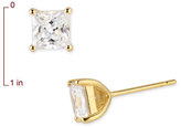 Thumbnail for your product : Nordstrom 2ct tw Princess Stud Earrings