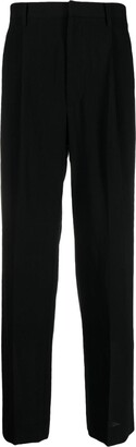 AURALEE Hard Twist Viyella wool trousers - ShopStyle Dress Pants