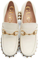 Thumbnail for your product : Gucci Off-White Vegas Platform Loafer Heels