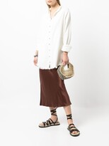 Thumbnail for your product : Lisa Von Tang Button-Down Fitted Shirt