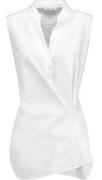 Thumbnail for your product : Helmut Lang Wrap-effect cotton blouse