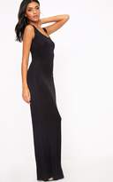 Thumbnail for your product : PrettyLittleThing Basic Black Maxi Dress